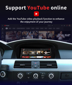 Écran de voiture Linux 8,9 pouces, CarPlay sans fil, Android Auto, <span class=keywords><strong>Bluetooth</strong></span>, <span class=keywords><strong>lecteur</strong></span> <span class=keywords><strong>DVD</strong></span> de voiture pour BMW E60 E61 E92 E91 2005-2012 - Product Image 3