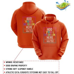 Sudadera con Capucha Personalizada con Impresión por Sublimación, Diseño Personalizado, Sudadera para Hombre, Transpirable, Felpa Francesa, 100% Poliéster, con Bolsillo - Product Image 2