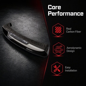 Alerón Trasero de Fibra de Carbono para Alfa Romeo Giulia, Acabado Mate, Estilo Tuning en Forma de Ala, Montaje en Maletero - Product Image 2