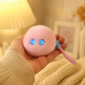 Pendentifs de sac en peluche <span class=keywords><strong>Rabot</strong></span>, rembourrés en coton PP, cadeaux mignons, compagnon intelligent en fourrure, animal de compagnie IA, jouet parlant intelligent en peluche - Product Image 5