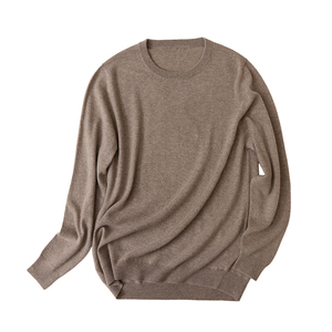 Suéter Feminino de Inverno em Cashmere 100% Puro, Tricô com Gola Redonda - Product Image 6