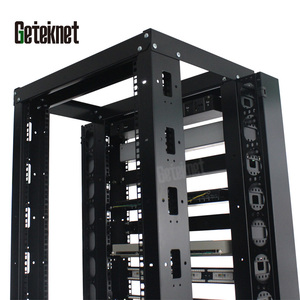 Geteknet 19 inch đầy đủ dữ liệ<span class=keywords><strong>u</strong></span> trung tâm cực gắn Mạng giá 4 cực SPCC 42 đơn vị 4 bài máy chủ 42 <span class=keywords><strong>U</strong></span> mở mạng giá - Product Image 3