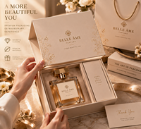 Boîte à parfum magnétique personnalisée avec flacon en verre, ensemble d'emballage complet, fabricant