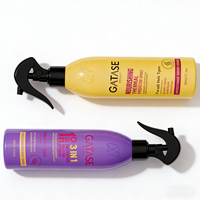 GATASE Spray Protettivo Termico Nutriente 3-in-1 Set Protezione dal Calore |   Idratante Anti-Crespo per Capelli Ricci/Secchi - A Base di Erbe