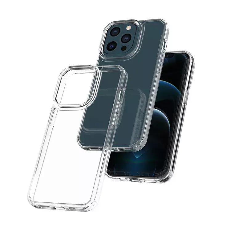 Hot selling Transparent hard shockproof pc phone case for samsung iphone huawei xiaomi oppo vivo lg