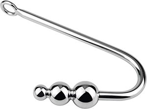 Roestvrijstalen Anale Haak Butt Plug Haak Fetisj Met 3 Verwisselbare Hartballen Anale Seksspeeltjes Voor Liefhebbers Paar Homo Lesbiennes - Product Image 2
