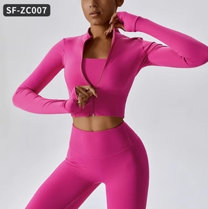 Phụ Nữ Bán Buôn Quần Áo Thể Thao Phù Hợp Với Phụ Nữ Liền Mạch Thể Thao Cô Gái Quần Áo Bộ Phòng Tập Thể Dục Tập Thể Dục Của Phụ Nữ Yoga Mặc Bộ - Product Image 5