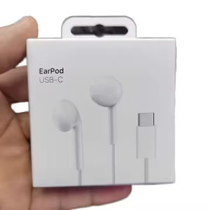 Iem tip-c IPhone16 için kablolu kulaklık USB-C kablolu mikrofonlu kulaklık kulak cep telefonu Handsfree kulaklık ile Android için - Product Image 1