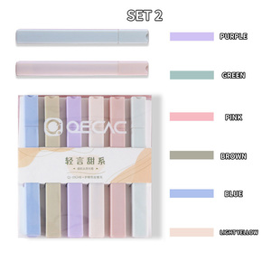 <span class=keywords><strong>Set</strong></span> <span class=keywords><strong>di</strong></span> <span class=keywords><strong>Evidenziatori</strong></span> Multicolore Economici OEM Personalizzati, Colori <span class=keywords><strong>Pastello</strong></span> Morandi, Penne <span class=keywords><strong>Evidenziatori</strong></span> Carine all'Ingrosso - Product Image 6