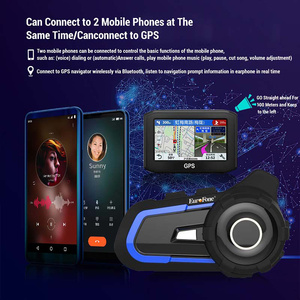 Auriculares <span class=keywords><strong>Intercomunicador</strong></span> para Motocicleta con Cancelación de Ruido <span class=keywords><strong>BT</strong></span> 5.1, Impermeables con Radio FM para una Conducción Segura, Protección IP65 - Product Image 5