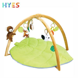 Huiye tapis rampant forme de feuille bébé jouer tapis de sommeil intérieur éveil sensoriel jouets doux infantile tapis d'activité de gymnastique pour nouveau-né bébé - Product Image 1