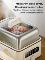 Cuiseur vapeur électrique multi-aliments intelligent Cuiseur à vapeur électrique multifonctionnel pour la maison Pot à vapeur en acier inoxydable