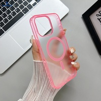 Coque transparente magnétique pour iPhone 17/17 Pro, coque transparente pour iPhone 18, coque transparente pour iPhone 15 Pro Max