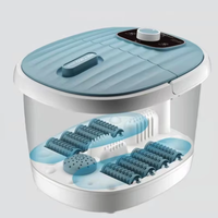 2025 masseur électrique de spa de pied avec la chaleur Massage automatique de bain pour le bain de chaleur de roues de pédicure pour le trempage chauffé confortable
