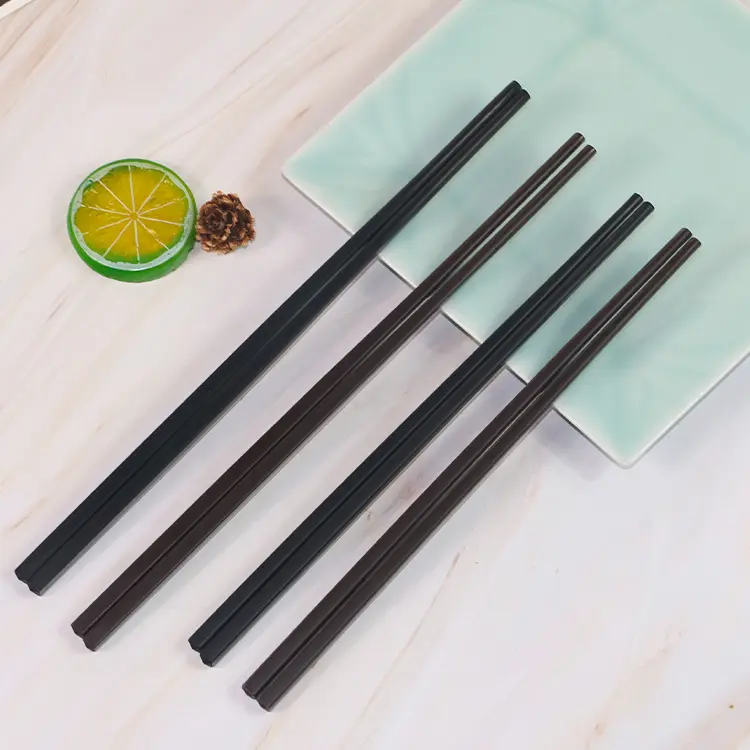 High Quality Hard Melamine Korean Custom Logo Personalized Private Label Chinese Style Japanese Branded Plastic Chopsticks