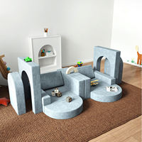 Modernes Kinder-Spielsofa aus Hochdichteschaum, Faltbar und Modular, Anpassbare Größe für Schlafzimmer, Wohnzimmer, Schule und Hotel