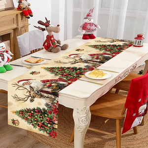 <span class=keywords><strong>Chemin</strong></span> <span class=keywords><strong>de</strong></span> <span class=keywords><strong>table</strong></span> imprimé Noël en promotion pour les fêtes, les dîners et la décoration <span class=keywords><strong>de</strong></span> la <span class=keywords><strong>table</strong></span> <span class=keywords><strong>de</strong></span> cuisine à la maison - Product Image 3