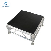 Supports d'affichage détachables de scène de barrière en aluminium d'école de marionnette portative assemblés avec l'alliage d'aluminium