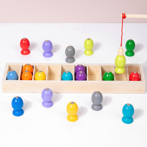 Divertente <span class=keywords><strong>gioco</strong></span> di abbinamento a colori per bambini giocattolo interattivo in legno per l'allenamento della memoria precoce per genitori e bambini - Product Image 3