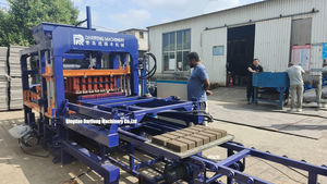 QT4-15 otomatis industri Hourdis Paver mesin bangunan semen beton bata padat mesin pembuat blok berongga di Turki - Product Image 3