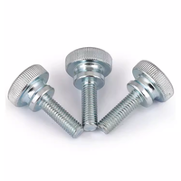 Vis moletées métriques en acier galvanisé et acier inoxydable CNC sur mesure, à double pas et tête haute, réglables, pour châssis d'ordinateur