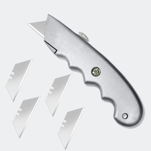 Coltello multiuso multiuso retrattile <span class=keywords><strong>Columbia</strong></span> in lega di alluminio con lame retrattili - Product Image 1