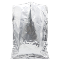 Sachet d'emballage alimentaire électronique en aluminium composite grand format, personnalisable, laminé, recyclable, transparent, imprimé, à trois soudures latérales
