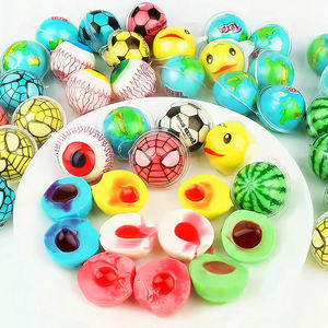 Wholesale Custom <strong>Planet</strong> <strong>Earth</strong> Watermelon Eye Ball <strong>Gummy</strong> Candy Fruity Flavored Realistic Modelling Private Label Halal Bottle - Product Image 6