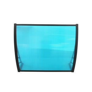 Soportes fuertes para toldos y <span class=keywords><strong>toldo</strong></span>, hoja de policarbonato de <span class=keywords><strong>150</strong></span> cm de largo y 100cm de profundidad para <span class=keywords><strong>ventana</strong></span>, refugio solar - Product Image 2