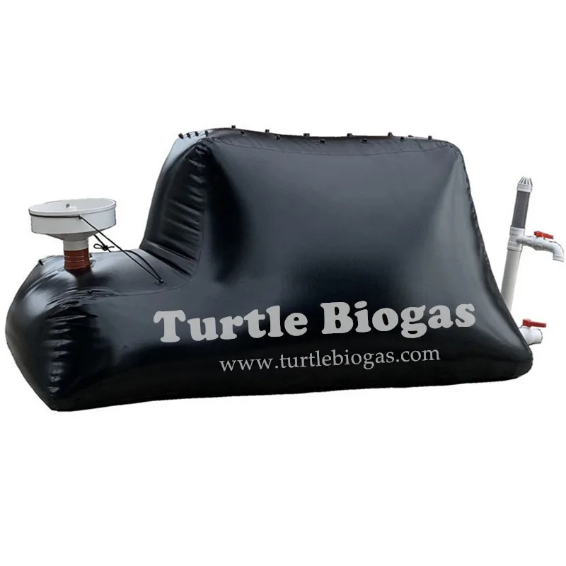 Tortue biogaz 3.0 portable petit mini maison biogaz production usine diviseur réacteur biogaz biodiviseur système ballon sac réservoir