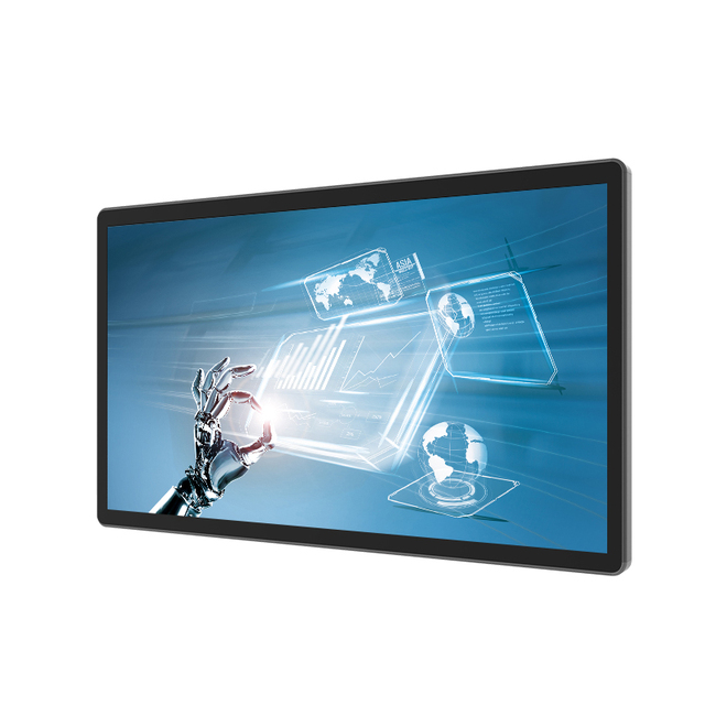 4K Windows Display 55 Inch 3840*2160 IPS Monitor Wall Mount Capacitive Touch Display Support Win 10 System