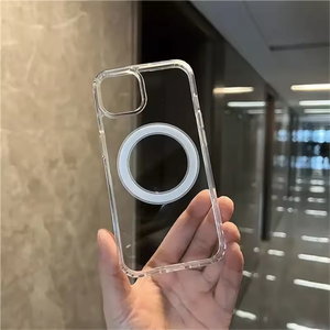 Funda transparente para Iphone 15 14 13 Plus Pro Max, funda magnética suave de Tpu para teléfono, fundas personalizadas, proveedor Myc6205 Laudtec - Product Image 1