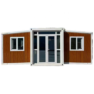 Casa Prefabbricata Pieghevole a Doppia Ala con Tre Camere e Un Soggiorno, Alloggio Temporaneo per Cantieri, Facile Installazione con Pannelli a Clip - Product Image 4