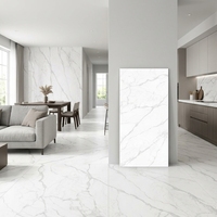 Dalles de pierre frittée grand format haut de gamme DCT – Veines de pierre luxueuses pour salon, chambre et hall – Résistantes à la chaleur, aux acides et aux alcalis
