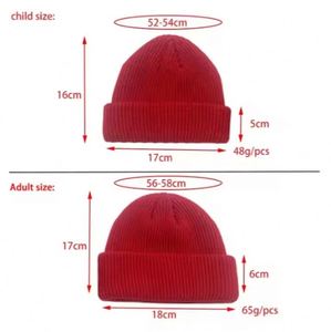 Bonnets en tricot à revers court personnalisés avec logo promotionnel, style Trawler Docker - Product Image 2