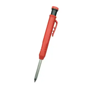 단단한 목수 샤프 펜슬 정확한 표시를위한 긴 머리 마킹 펜 깊은 구멍 금속 기계 드로잉 연필