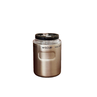 Mug à café isotherme en acier inoxydable, logo personnalisé, cadeau d'entreprise, 301-400 ml, MOQ 50 pièces