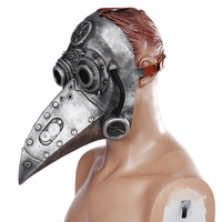 Masque de peste steampunk en latex avec bec d'oiseau, exclusivité transfrontalière pour Halloween et best-seller eBay, idéal pour les soirées costumées