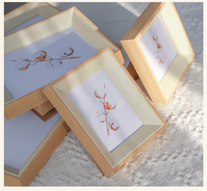 Cadres photo muraux en bois de style européen moderne de 6 pouces en plastique pour la famille, vente en gros pour fabricants - Product Image 4