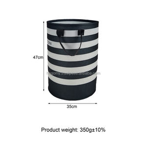 ตะกร้าผ้าสักผ้าแบบพับได้ ซ้อนกันได้ เป็นมิตรกับสิ่งแวดล้อม ทันสมัย ​​อเนกประสงค์ ขนาดใหญ่ ทำจากผ้าสักหลาด สะดวกสบาย สวยงาม ใช้เก็บของได้ - Product Image 2