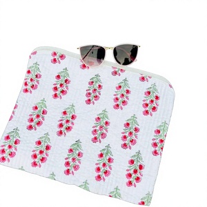 Bohemian Large Cotton Indian Floral Quilted <b>Computer</b> <b>Bags</b> Unique Gifts Handmade Laptop Case With Zipper Laptop <b>Bag</b>, Gift for her - Product Image 1