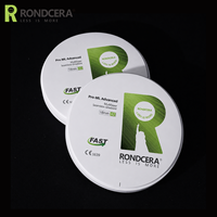 Disque céramique Rondcera Pro-ML Advanced à dégradé sans soudure pour fraisage à grande vitesse, matériau en zircone ultra-mince pour placages