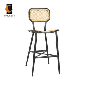 Taburete alto de ratán para exterior de la ciudad, silla tabouret para Bar - Product Image 4