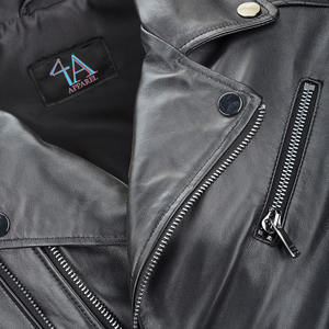 2025 productos más vendidos chaqueta de cuero de manga larga para Hombres estilo chaqueta de cuero de alta calidad para hombres de alta calidad - Product Image 5