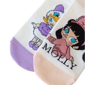 Calcetines tobilleros de punto de dibujos animados para mujer, calcetines náuticos de algodón antibacterianos, venta al por mayor, otoño e invierno, 2017 - Product Image 5