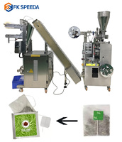 Machine à emballer de thé vert FK-CY remplissage automatique de poche de feuille de thé de triangle pour la fabrication de petit sac en Nylon pour la feuille de papier plastique alimentaire