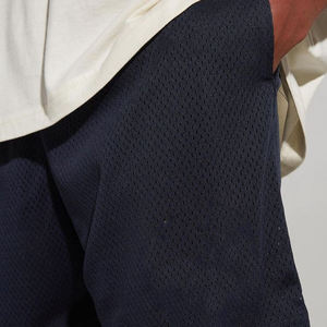 Shorts de sport d'été pour hommes, entraînement, gym, athlétisme, basketball, logo personnalisé, taille élastique, 100% polyester - Product Image 5