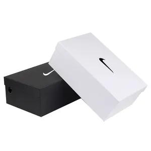Shoe Box Storage Foldable Wholesale Logo Custom For Heels Cardboard Gift Box Sandals Packaging Garment Corrugated Mailer Box