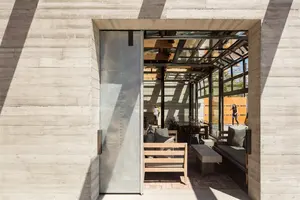 A1 ubin beton serbuk kayu tahan api panel dinding beton eksterior bahan bangunan semen beton untuk toko Hotel vila