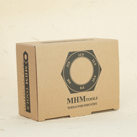 Caja de Embalaje de Cartón Corrugado Kraft Impresa en Negro, Resistente y de Alta Calidad, Personalizable, para Envío de Productos